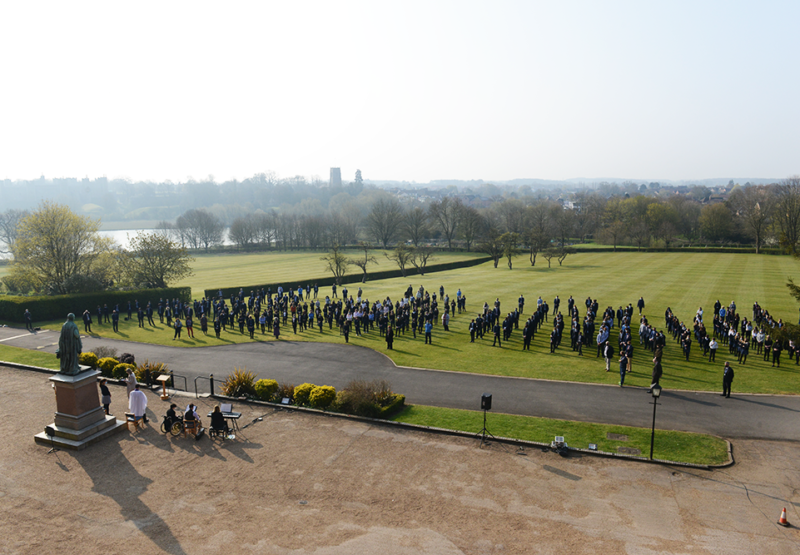 Welcome back – Summer Term begins with a full Senior School assembly