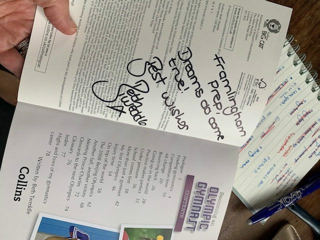 Beth Tweddle sends personal message to our Year 3 pupils