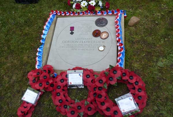 OF Gordon Flowerdew VC Commemorated