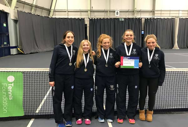 Runners-Up for Senior Girls Tennis Team at National Finals in Bolton