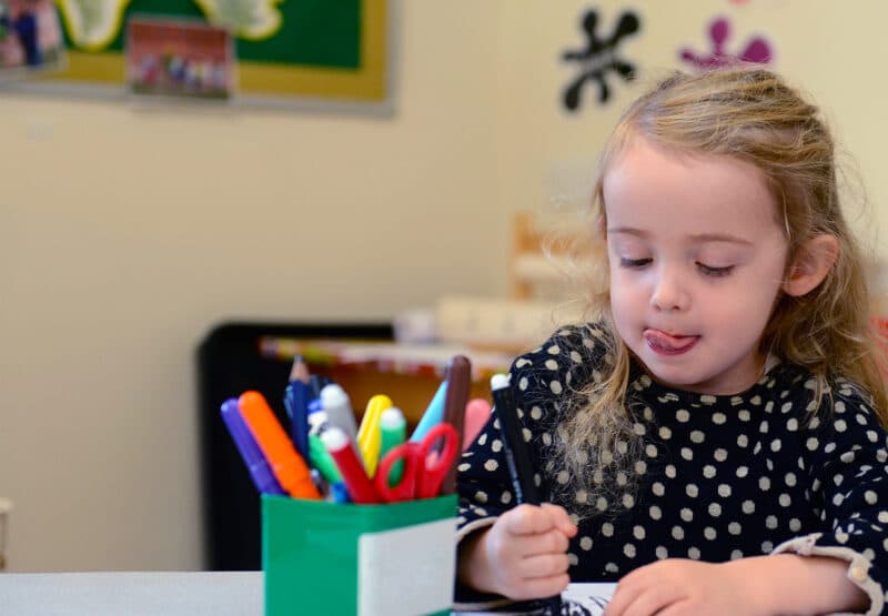 Nursery pupil drawing