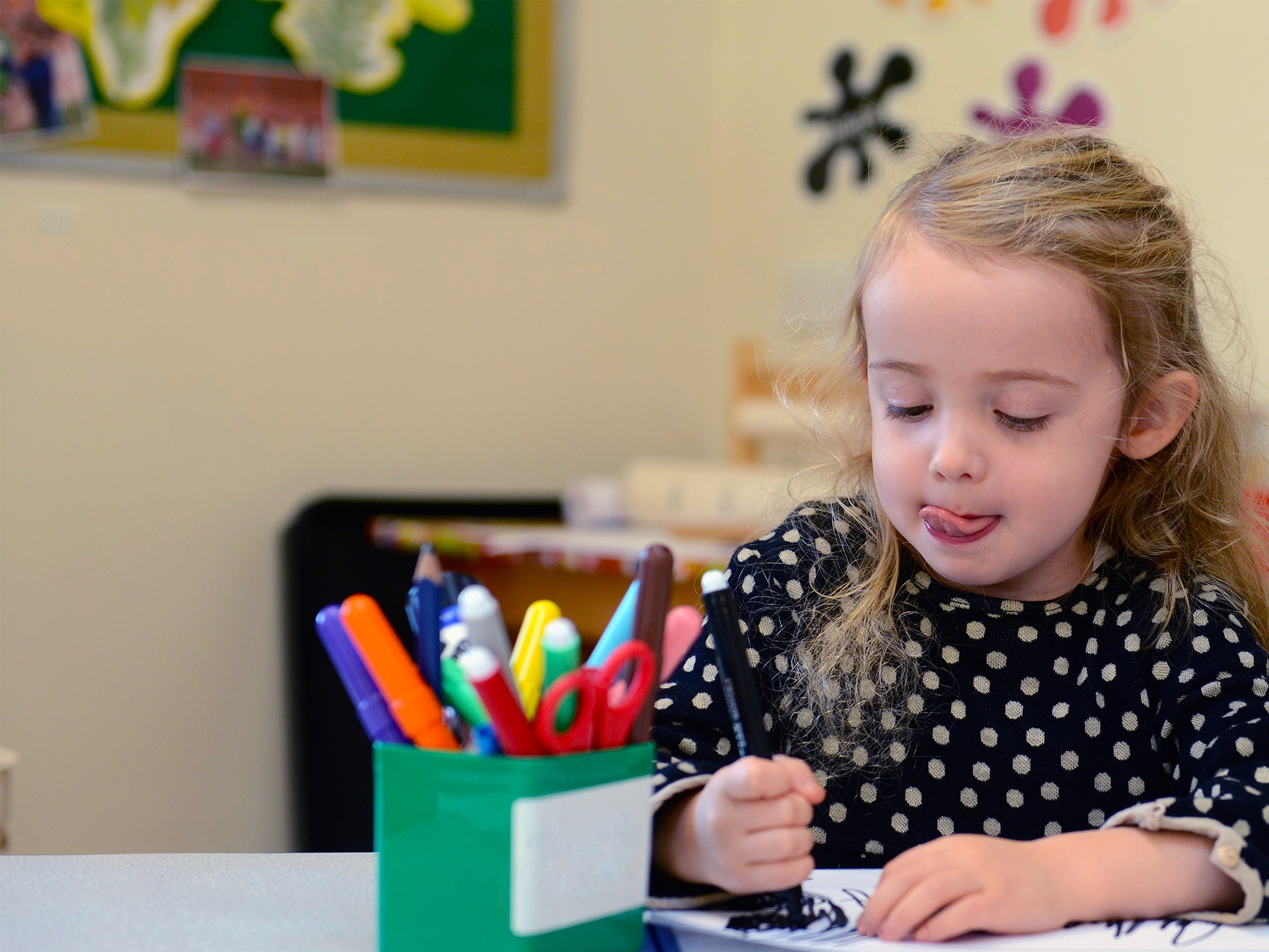 Nursery pupil drawing