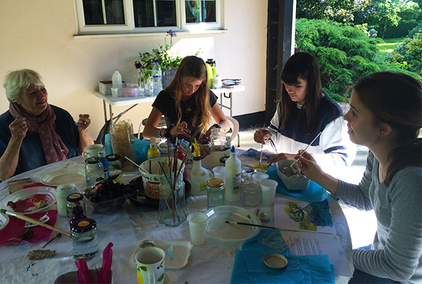 College art students meet inspirational Suffolk Open Studio artists