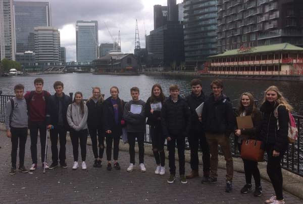 Year 13 Geography field trip to London Docklands