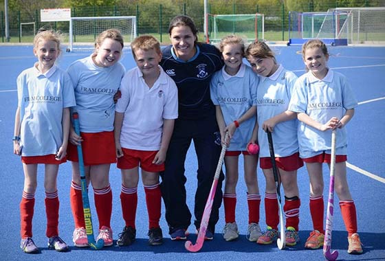 Double Olympian Wessels visits Woodford Green Prep