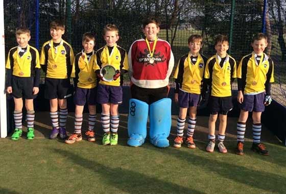 U11 boys hockey team win IAPS East of England Plate Final