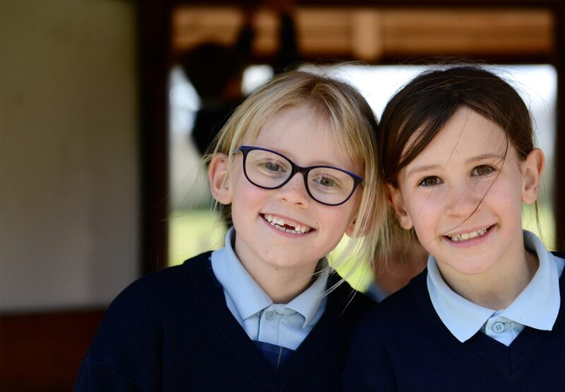 Two Lower Prep pupils smiling