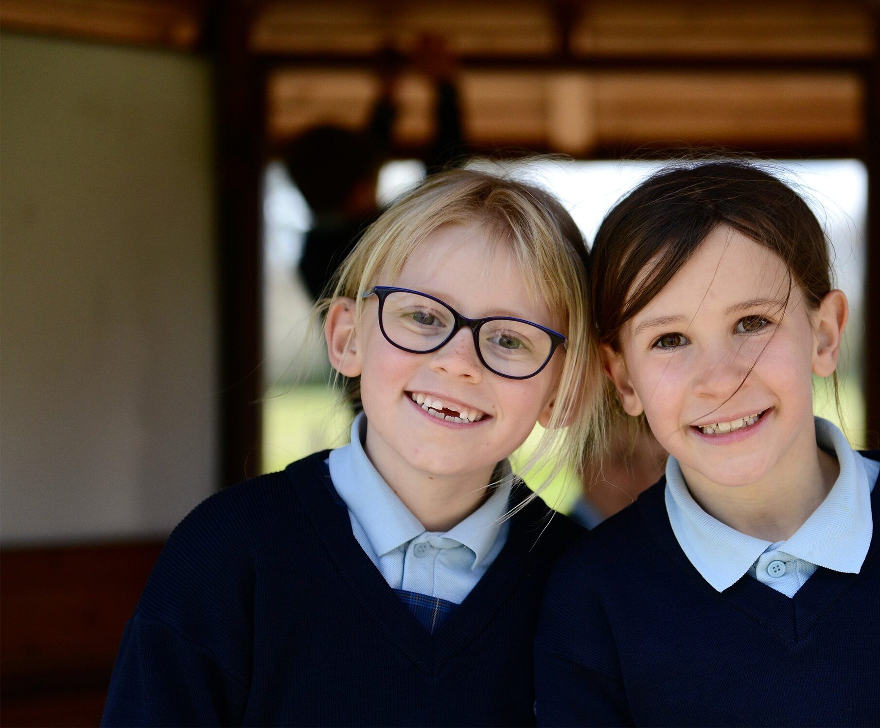 Two Lower Prep pupils smiling