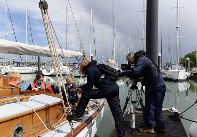 ITV films our Year 4s aboard Arthur Ransome’s sailing yacht