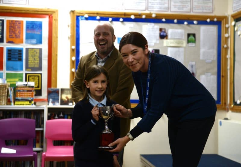 Parents’ joy at live Poetry by Heart performances as the importance of stories and reading is reinforced across school