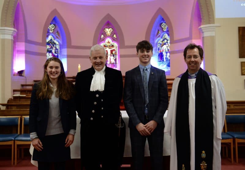 High Sheriff of Suffolk visits College to speak to pupils about importance of doing good in the world