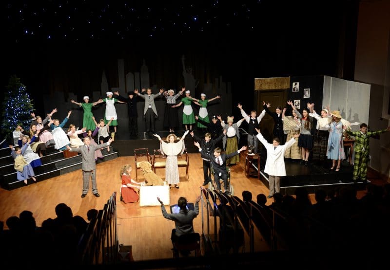 Upper Prep pupils shine on stage in Annie Jr production