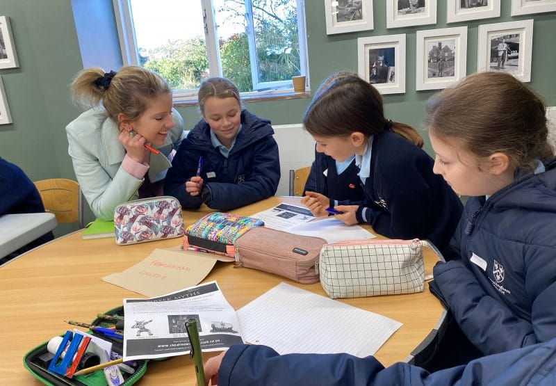 Selected Prep School pupils join award winning author on Able Writers’ Day