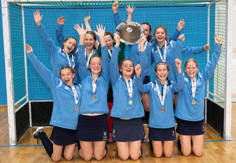 U16 girls take England Indoor Hockey Finals trophy with U18s also winning a podium place