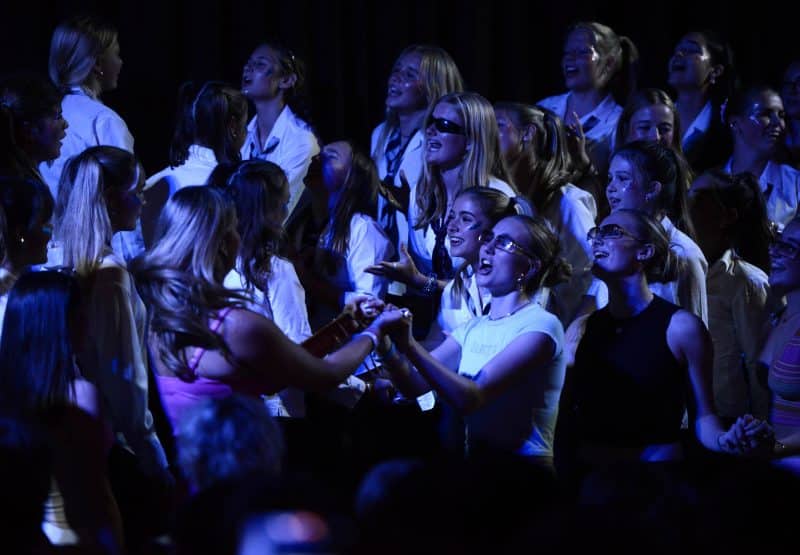 Senior School House Singing raises the roof