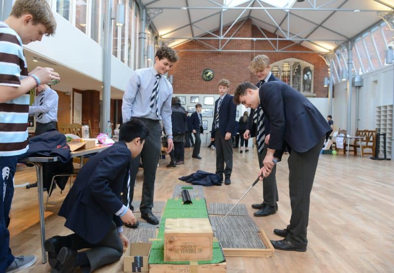 Year 9 bring all the fun of the fair to charity event