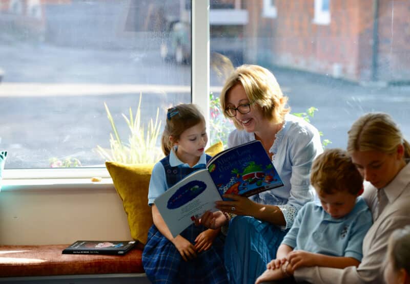 New Prep School library welcomes author Kate Rolfe as first guest to Reading Café initiative