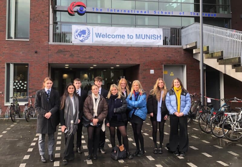 Framlingham College pupils visit The Hague for MUN Conference